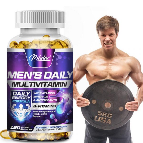 Men’s Daily Multivitamin – Vitamins & Minerals – Energy and Immune Support