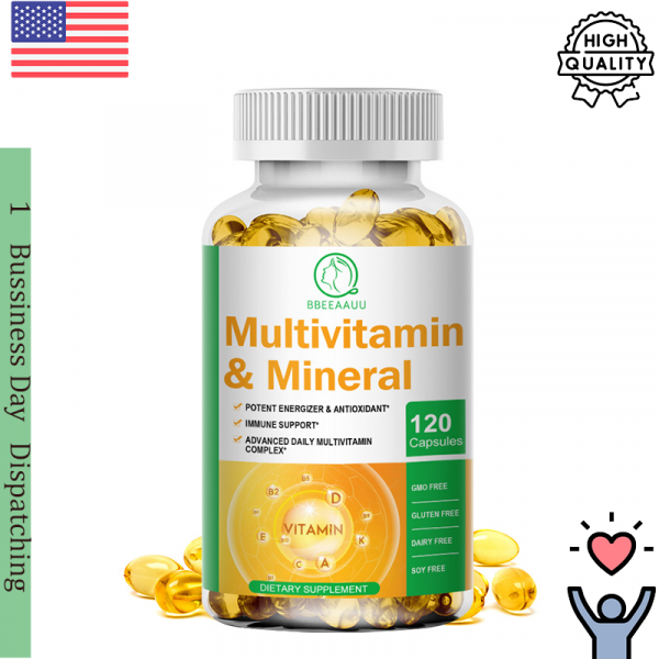Multivitamin Highest Potency Daily Vitamins & Minerals Supplement 120 Capsules