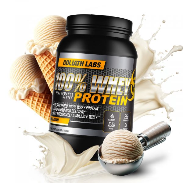 Goliathlabs Nutritional Whey Protein Powder, 68 Servings,5LB