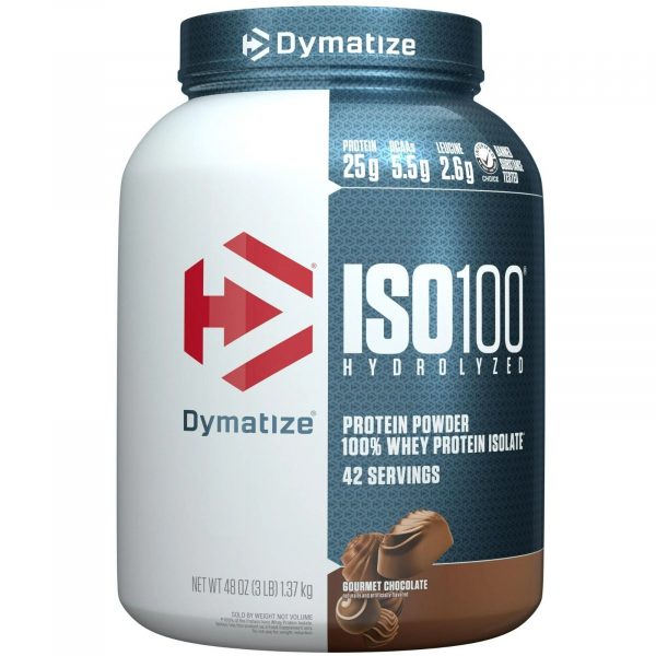 Dymatize ISO100 Hydrolyzed Whey Isolate Protein Powder, 25g Protein, Gourmet Cho