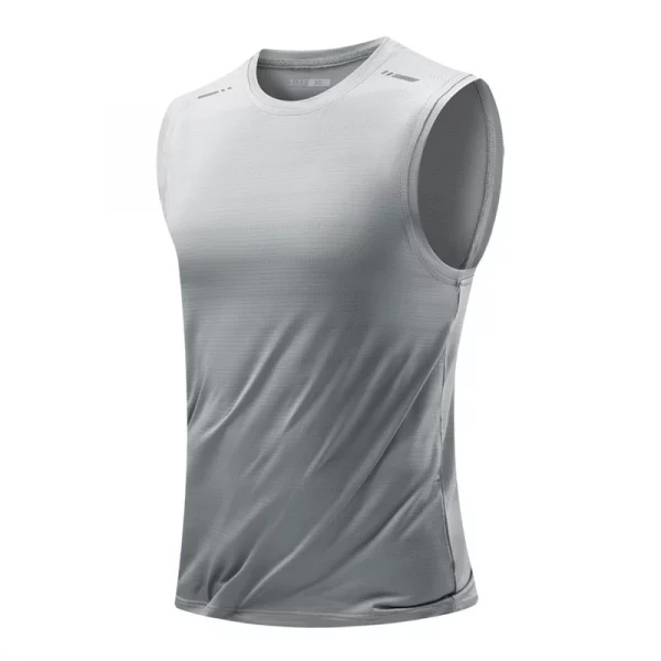 CHRLCK Men’s Running Vest Quick Drying Gym Tank top Men Fitness Sleeveless Shirt Male Mesh Breathable Fitness Sports Vest