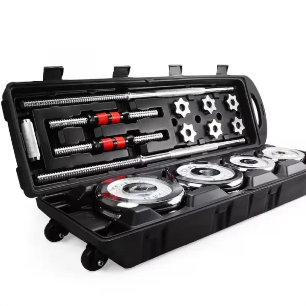 China New Style General Weights Gym Fitness Barbel 50kg Adjustable Dumbbell Set