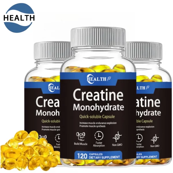 Creatine 3000 mg Monohydrate – Strength, Muscle, Performance Keto-Friendly Adult Nutritional Supplement